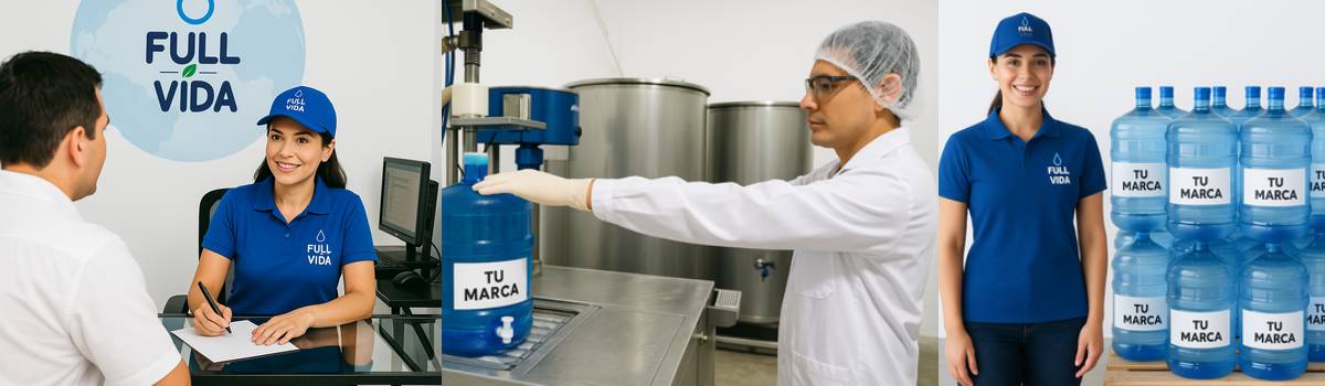 Línea de producción para servicio de maquila de agua purificada