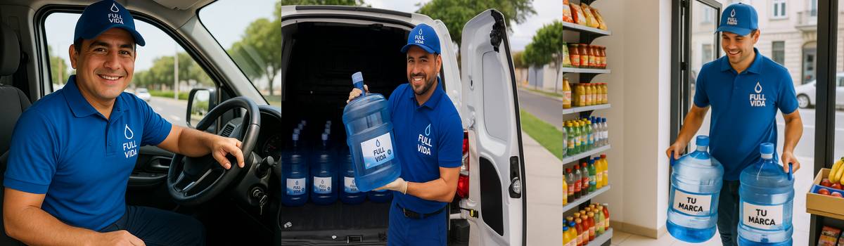 Entrega de agua purificada a oficinas y empresas en Sullana y Piura