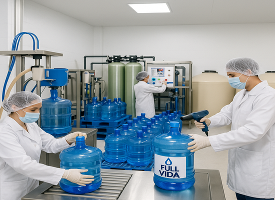 Equipo de trabajo de FULL VIDA en la planta de Sullana