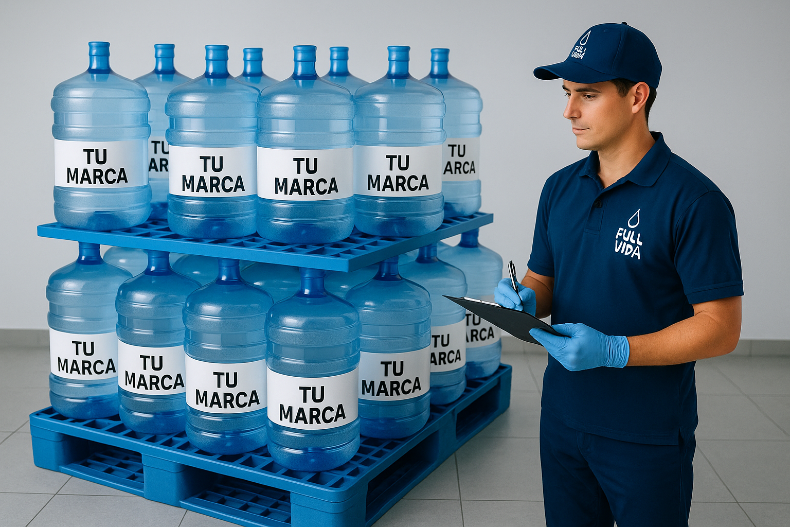 Detalle de la línea de envasado y etiquetado